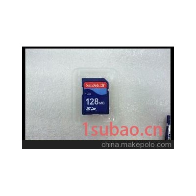 厂家直销　sandisk 小容量　sd卡　128Mb 256Mb sd 闪存卡