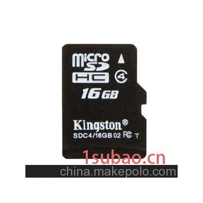 金士顿 TF卡 microSD卡 16G 手机内存卡 闪存卡 存储卡 C4