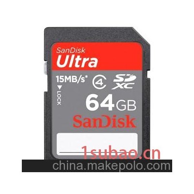 闪迪 SANDISK 64G Ultra 高速SD 15M/s GPS高清地图强列推荐