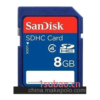 sandisk 闪迪SDHC 8G class4 数码相机存储卡 SD卡 闪存卡批发