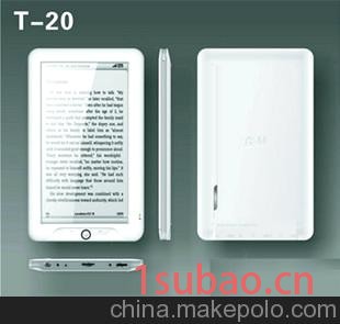 索爱电子书 7寸SA-T20 触摸屏 电子书 T20 支持PDF 1080P播放 OTG