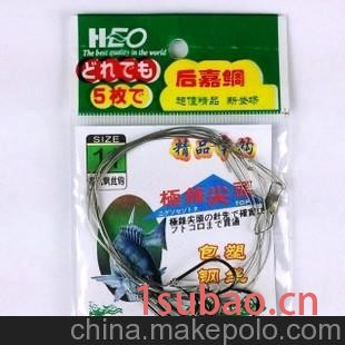 力博钓具 钢丝串钩 伊势尼鱼钩 钓针钓钩渔具垂钓用品图2