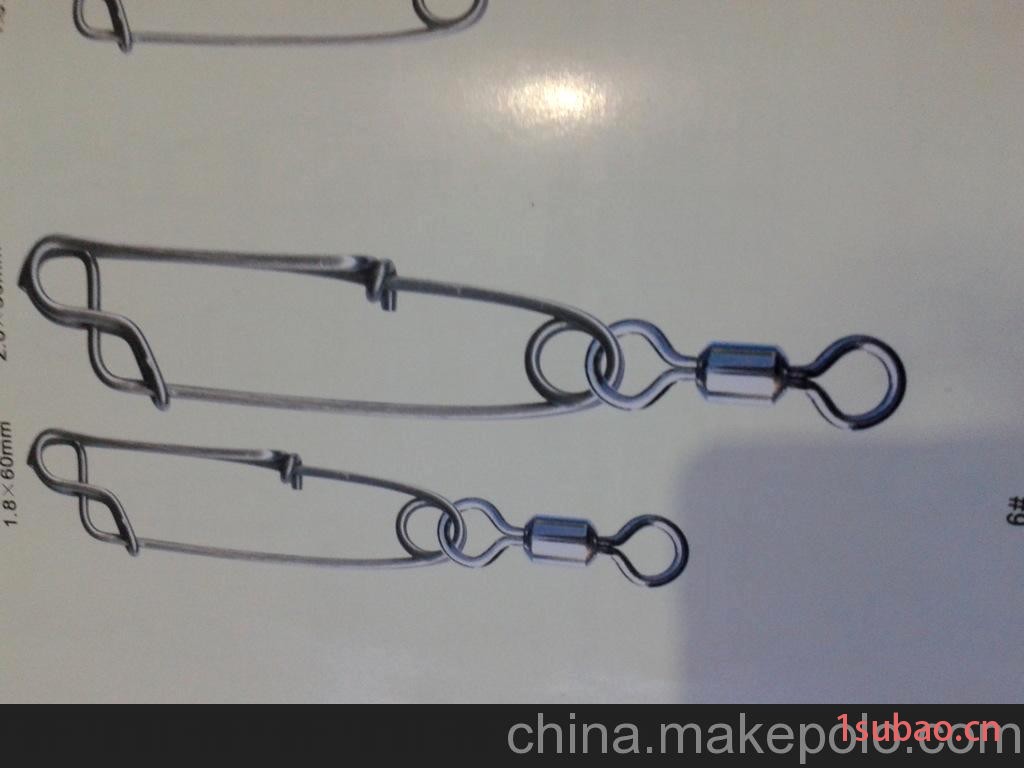 供应渔具垂钓用品SWIVEL--弧形别针图2