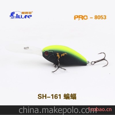 爱路亚渔具 路亚硬饵 假饵 潜水型长舌小胖 19.2g 63mm 钓饵批发