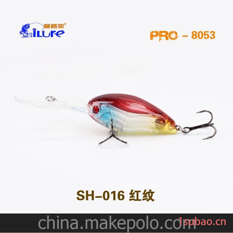 爱路亚渔具 路亚硬饵 假饵 潜水型长舌小胖 19.2g 63mm 钓饵批发图3