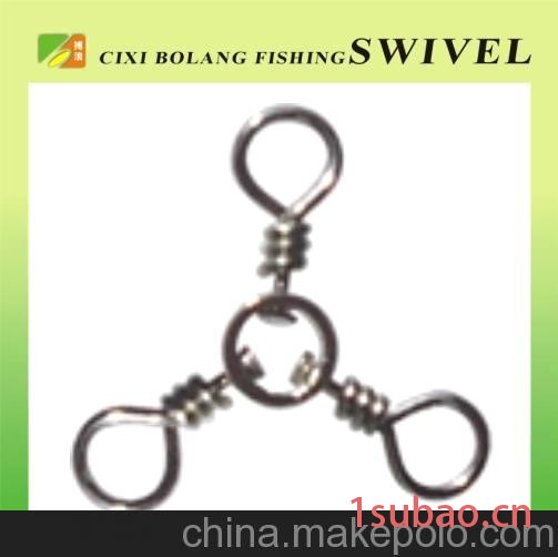精品供应物美价廉三叉转环 渔具转环 需要定制加工垂钓转环图2