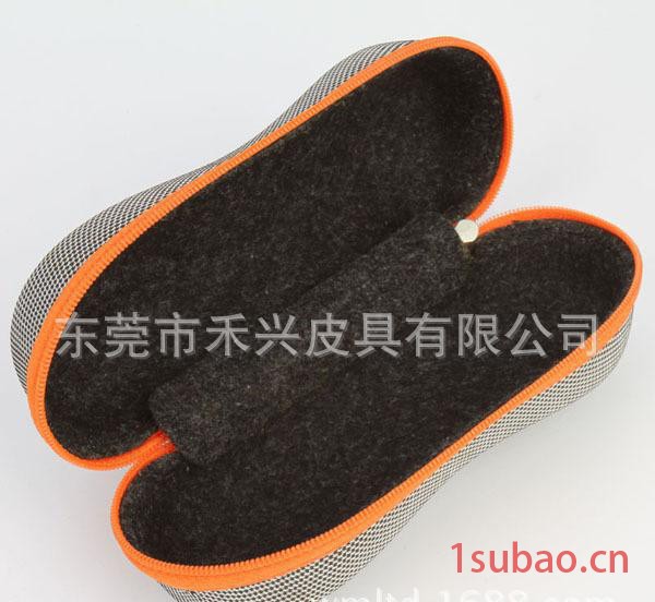 简约款EVA眼镜收纳盒 防水抗压墨镜拉链包 环保便携太阳镜保图3