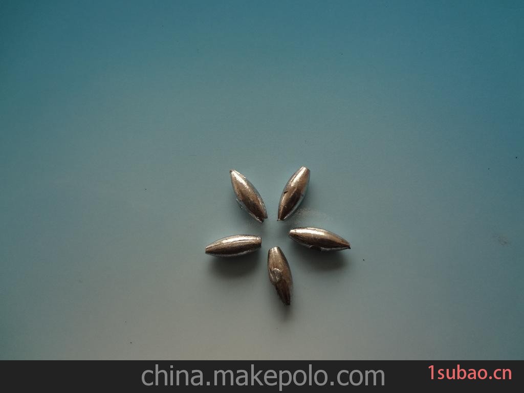 渔具用品 溪钓铅坠 枣核通心手竿坠 规格齐全 价格优惠