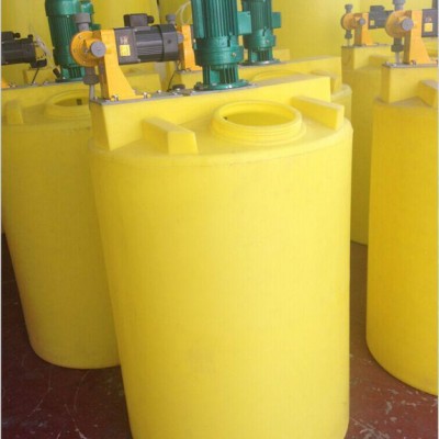 【】滚塑容器 1000LPE加药箱 1吨搅拌桶 耐腐蚀塑料桶