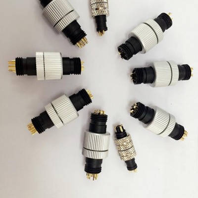 M12' Waterproof Plug Sensors Cables Connecter