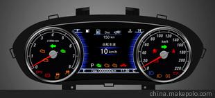 订制 6.5寸汽车液晶仪表，LCD Combination Meter