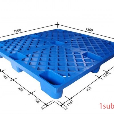 山东塑料托盘1210九脚四面进叉潍坊终生包换托盘