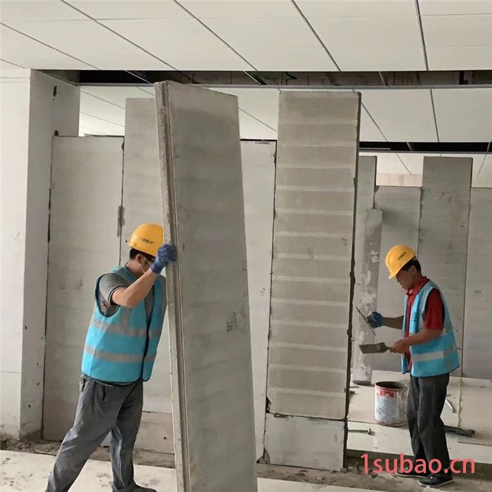 吉连-隔墙板安装施工 墙体喷绘机 隔墙板生产与安装施工图3