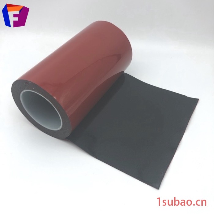 黑色亚克力胶带 泡棉胶带耐酸碱 汽车PVC条粘贴图5
