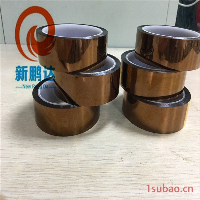 新鹏达 厂家批发 金手指胶带 耐高温防静电茶色金手指PI膜聚酰亚胺胶带  聚酰亚胺胶带图4