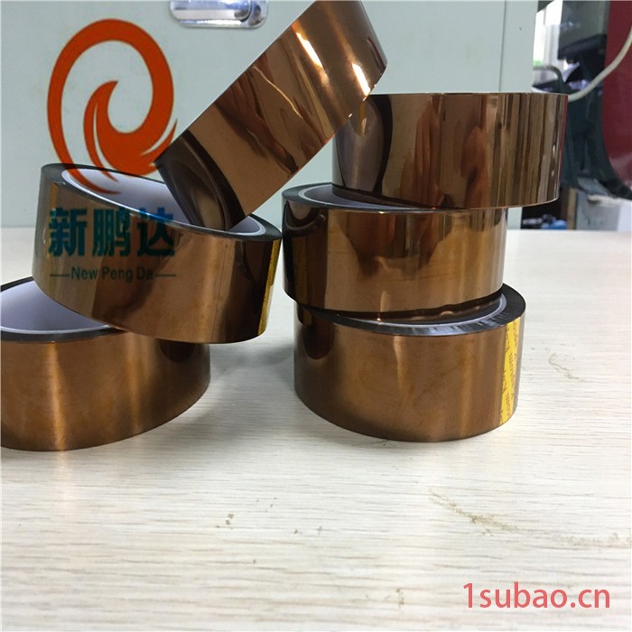 新鹏达 厂家批发 金手指胶带 耐高温防静电茶色金手指PI膜聚酰亚胺胶带  聚酰亚胺胶带图5