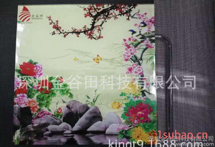 金谷田直销移门玻璃喷绘机  理光玻璃彩印机 玻璃平板喷绘机图3