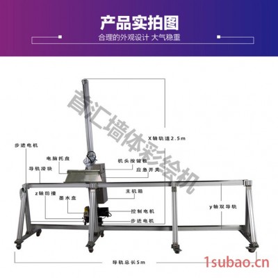 3D墙体彩绘机 美爵墙体喷绘机 墙体喷绘机 美丽乡村外墙彩绘机