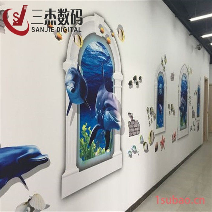 3D文化墙UV喷绘机新农村建设宣传墙面彩绘UV打印机高清校园墙UV彩印机围墙围栏墙面壁画UV喷印设备 SJ-UV2513图4
