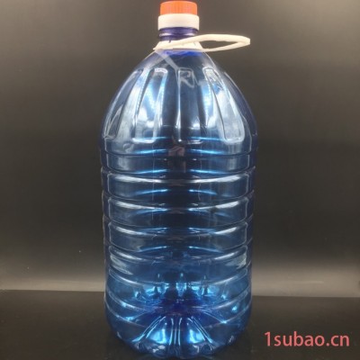 沧县双成塑胶厂家专业生产塑料桶 10L色拉油桶食用油壶20斤酒桶10升透明PET材质塑料瓶车小将桶