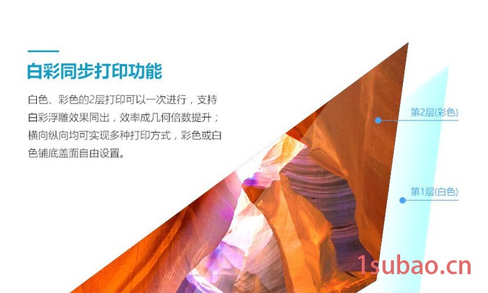 金谷田亚克力平板打印机/万能平板喷绘机/UV平板打印机图3