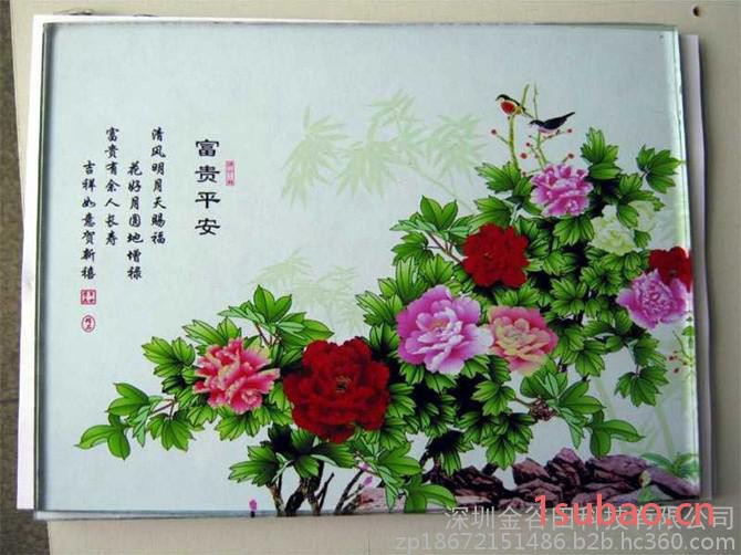 陶瓷杯垫, 玻璃平板喷绘机图5