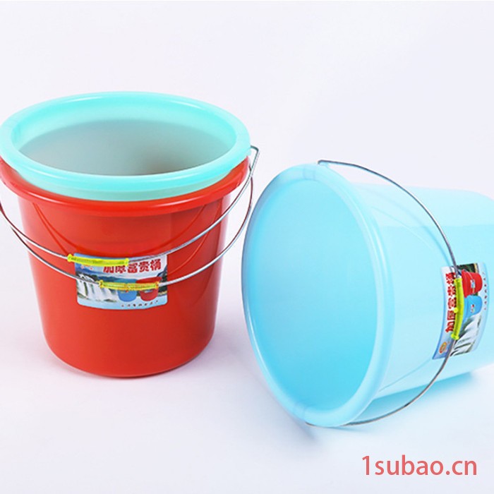 永顺 塑料桶 厂家供应手提水桶145 家用加厚标准熟料多功能塑料家用水桶图4