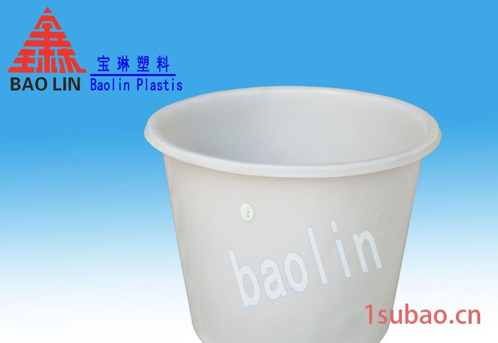 塑料桶,** 滚塑圆形周转桶 抗撞击圆桶 PE塑料储水桶图3