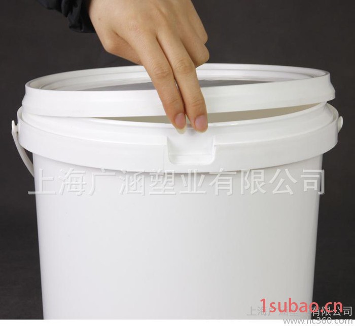 10L塑料桶 白桶 薄款化工桶 水桶 大口桶 油桶 胶水桶B款图2