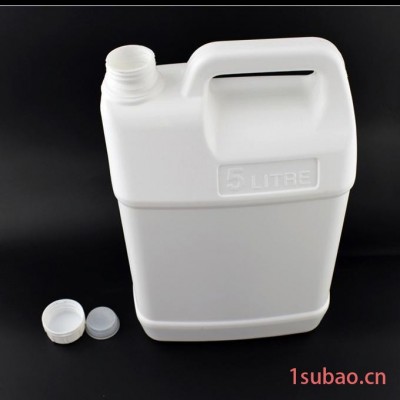 泛龙5L塑料桶 化工桶食用油桶空桶全新料无异味液体塑料容器 有线半透