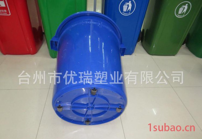 特大加厚水桶直销150L底部带滑轮塑料桶 可配铁提手水桶带盖图3