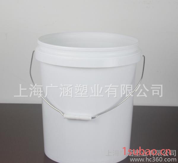 15L塑料桶没盖子 白桶 化工桶 水桶 水泥桶 大口桶 出口专用