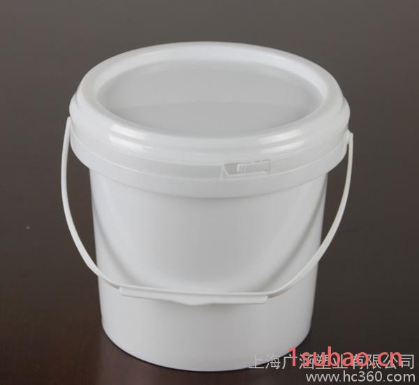 3L（升千克公斤）白色广口塑料桶化工涂料桶食品级香精桶全新料