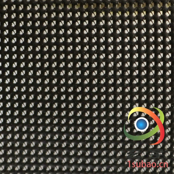 玄宇供应1.4米宽度黑白箱包隔层网布 PVC涂塑网格布 塑料网布厂家 遮阳网图7