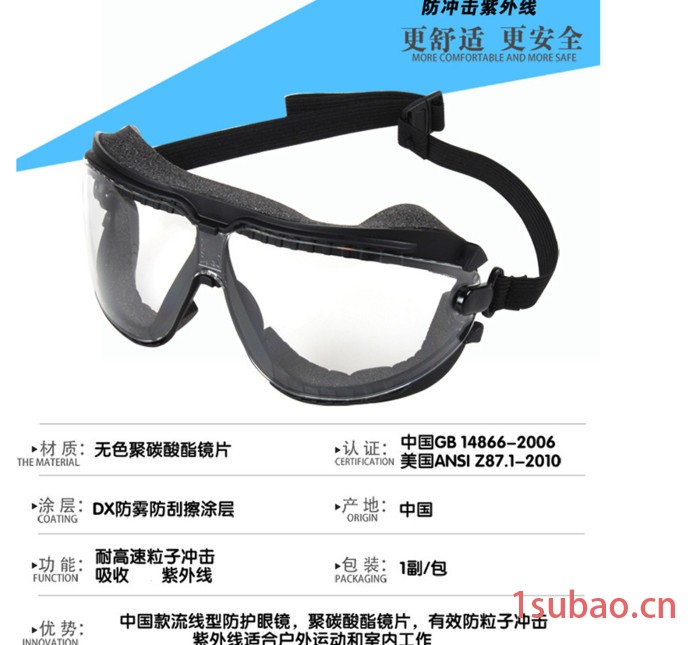 防尘密封护目镜  16618图4