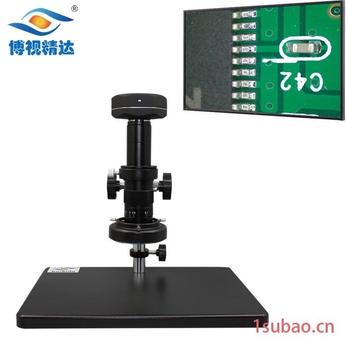 博视精达PCB线路板焊脚观察测量视频显微镜U-600A图5