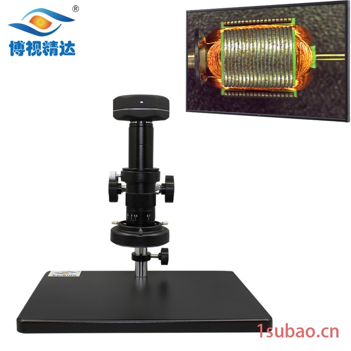 博视精达PCB线路板焊脚观察测量视频显微镜U-600A图6