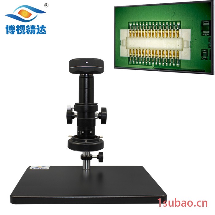 博视精达PCB线路板焊脚观察测量视频显微镜U-600A图8