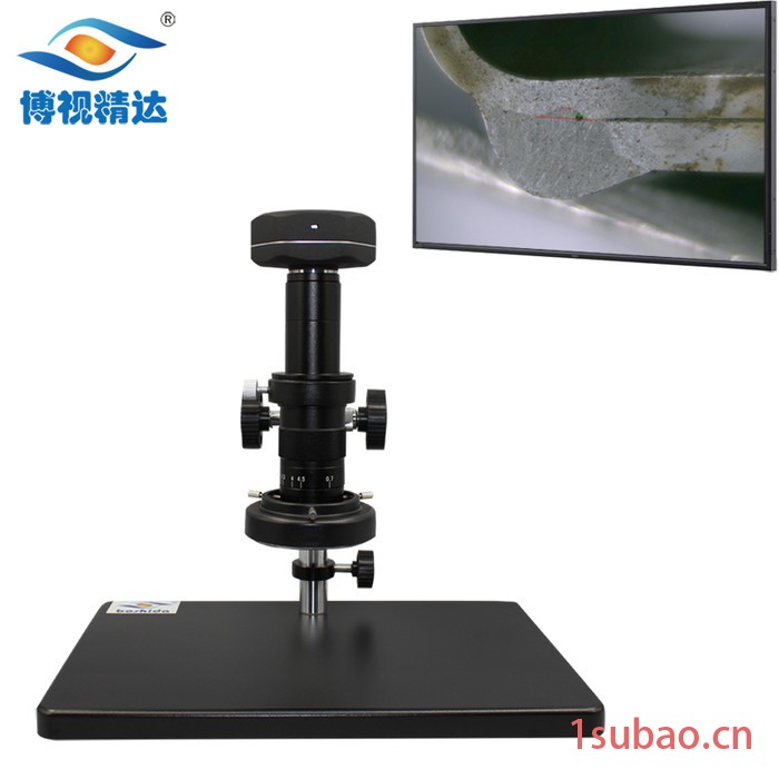 博视精达PCB线路板焊脚观察测量视频显微镜U-600A图3