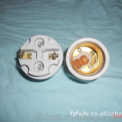 带线E40陶瓷灯头、E40瓷灯口、路灯灯具配件、E40灯座