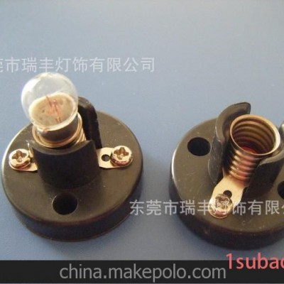 供应E10老化灯座 E10灯座 E10灯头 老化灯座 led灯具配件
