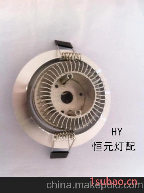 3W高光套件/恒元LDE天花灯外壳 1.8mm 85mm外径 散热器45高2.3元图2