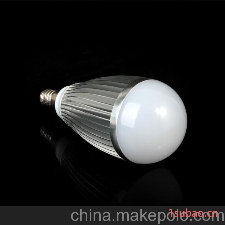 厂家直销 LED球泡灯 7W 节能灯 大功率灯珠 超高亮 LED E14灯头