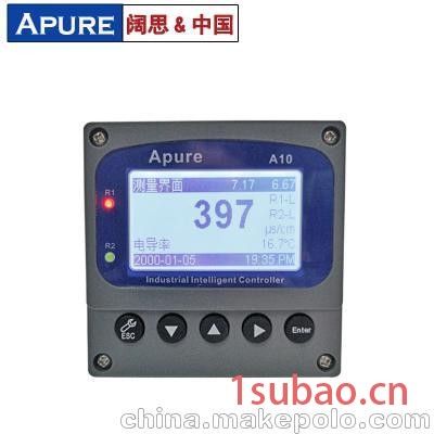 爱普尔 A10CD 型 电导/电阻率控制器 工业在线电导率仪，APURE