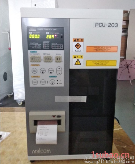 马康MALCOM锡膏粘度测试仪PCU-205焊膏粘度测试仪粘度计PCU-203