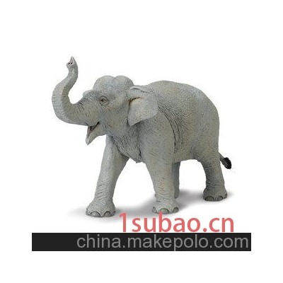 美国safari正品亚洲象仿真动物模型玩具静态动物模型亚洲象CE认证