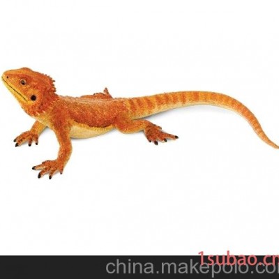 美国Safari 12年新品髯蜥蜴仿真动物模型玩具欧盟CE认证
