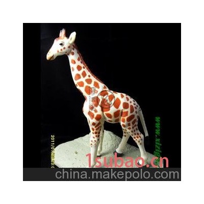 美国Safari 正品雌性长颈鹿仿真动物模型玩具欧美通用教具