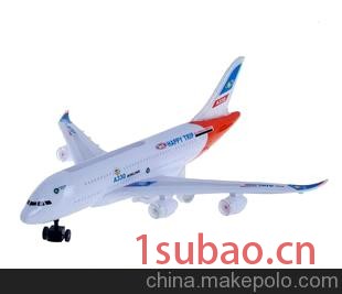 儿童玩具 AVIATION A330 飞机模型 电动音乐玩具