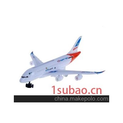 儿童玩具 AVIATION A330 飞机模型 电动音乐玩具